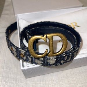Size 75 DIOR SADDLE BELT